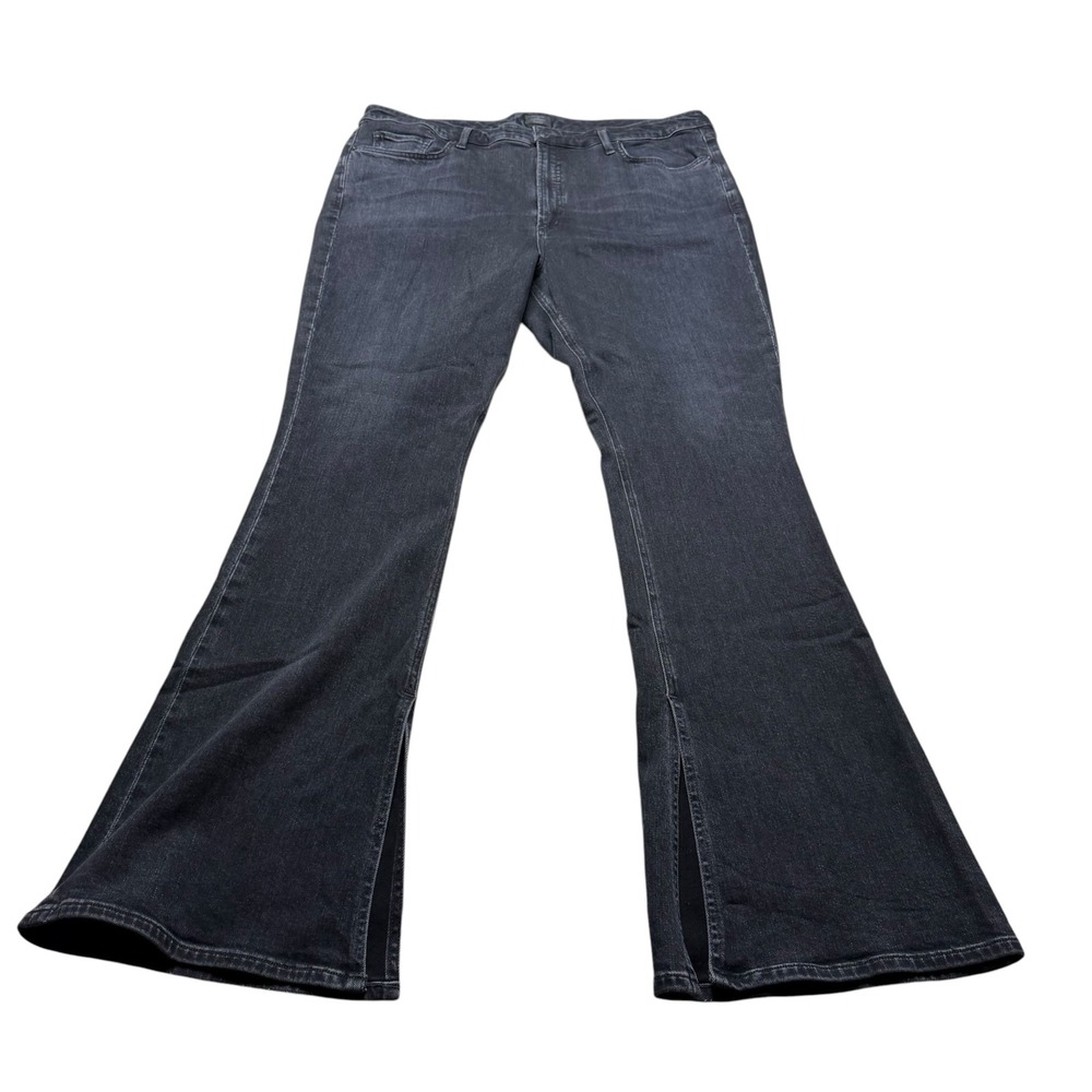 CITIZENS OF HUMANITY Jeans Gray Black Flare Side Slit Women's Size 18W